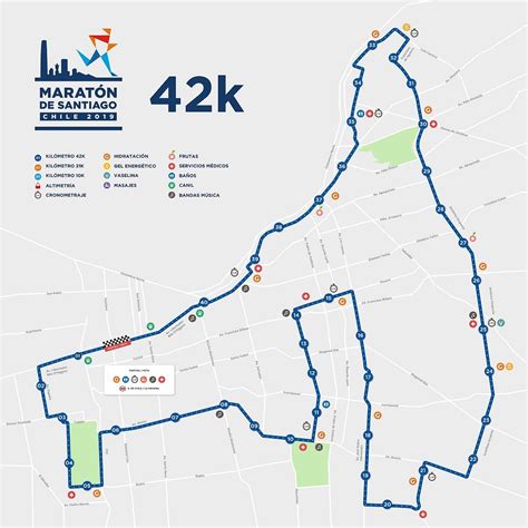 ruta maraton de santiago 2024